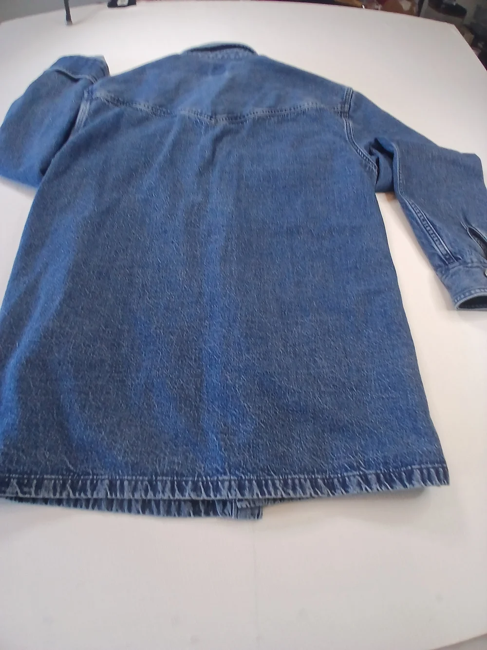 Levi's Men's Blue Denim Button-Up Shirt